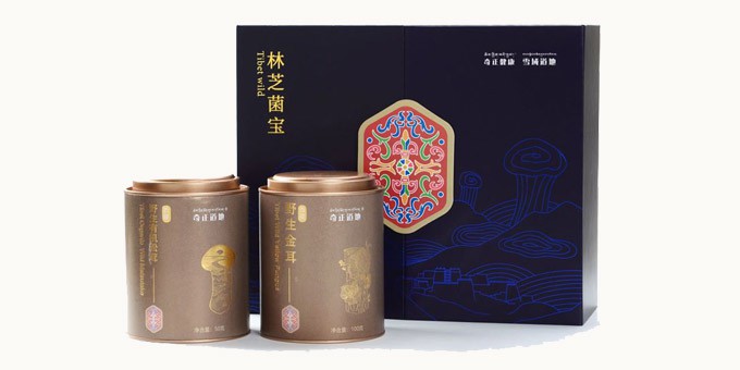 林芝菌寶——有機松茸、金耳禮盒